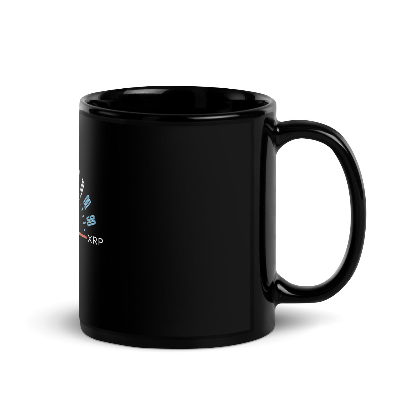 Black Glossy Mug XRP Meter