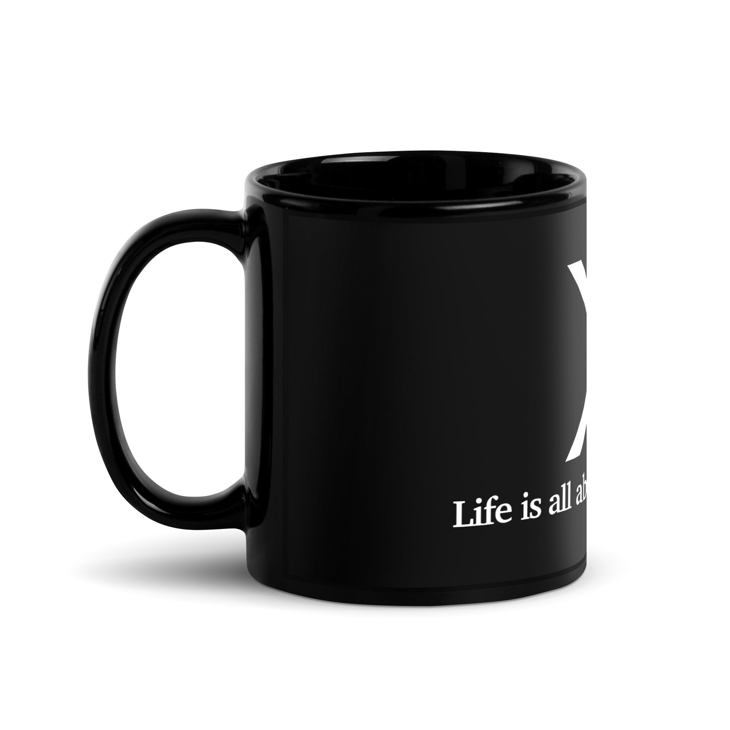 Black Glossy Mug XRP LIFE