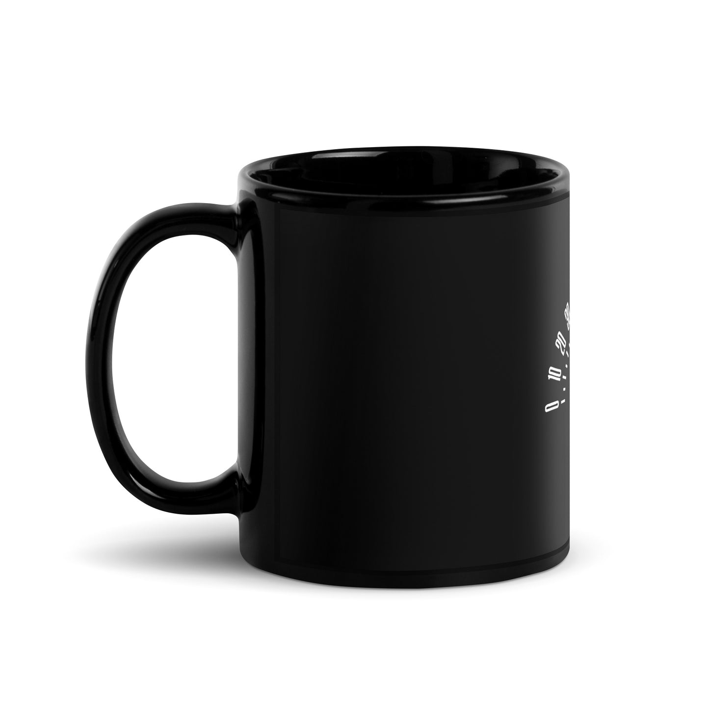 Black Glossy Mug XRP Meter